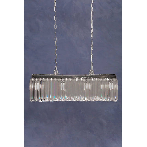 Crystal Chrome Pendant Light