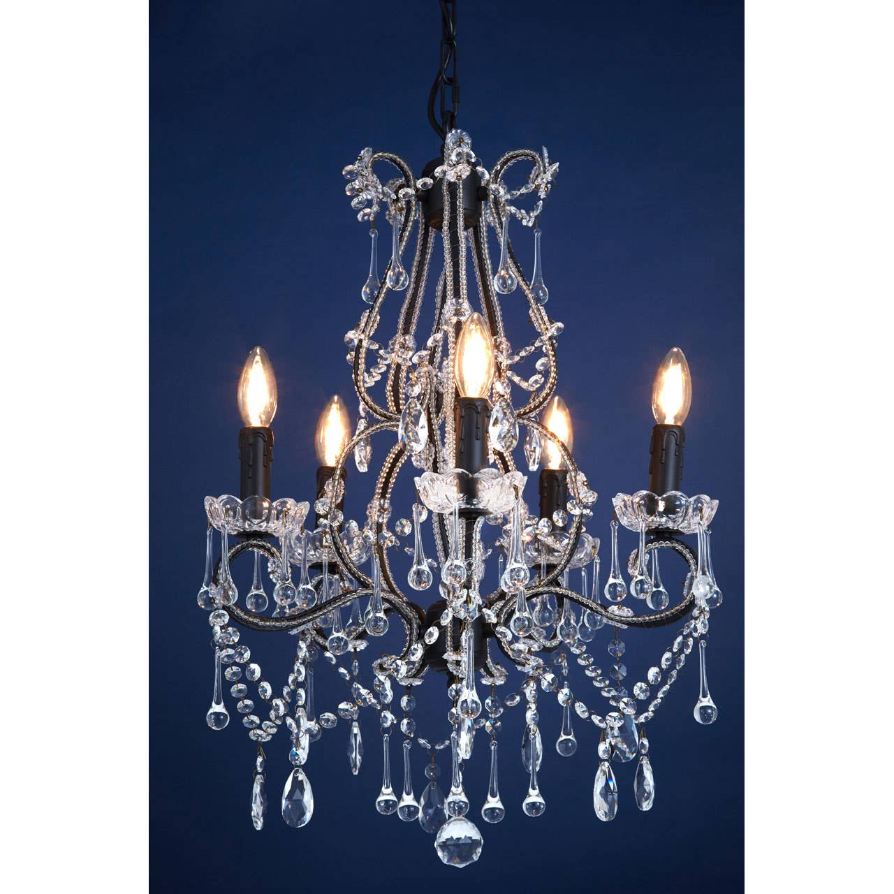 Crystal Glow Chandelier