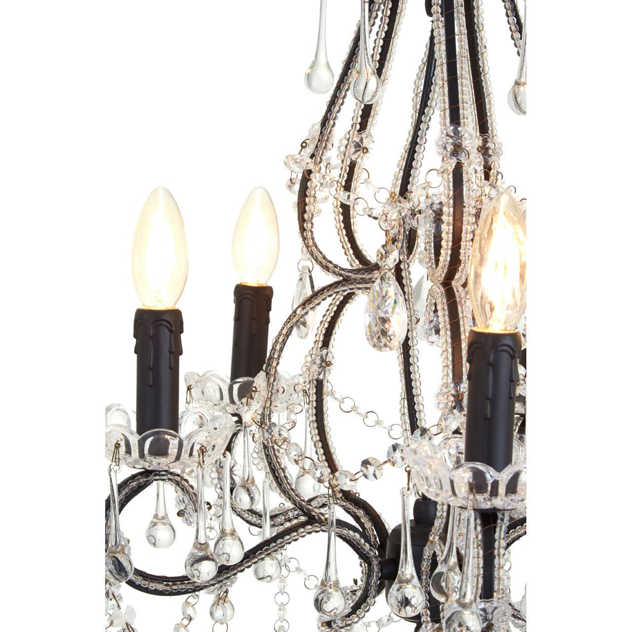 Crystal Glow Chandelier