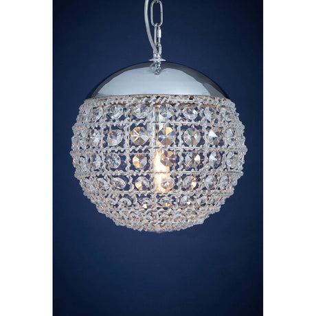 Crystal Orb Pendant Light