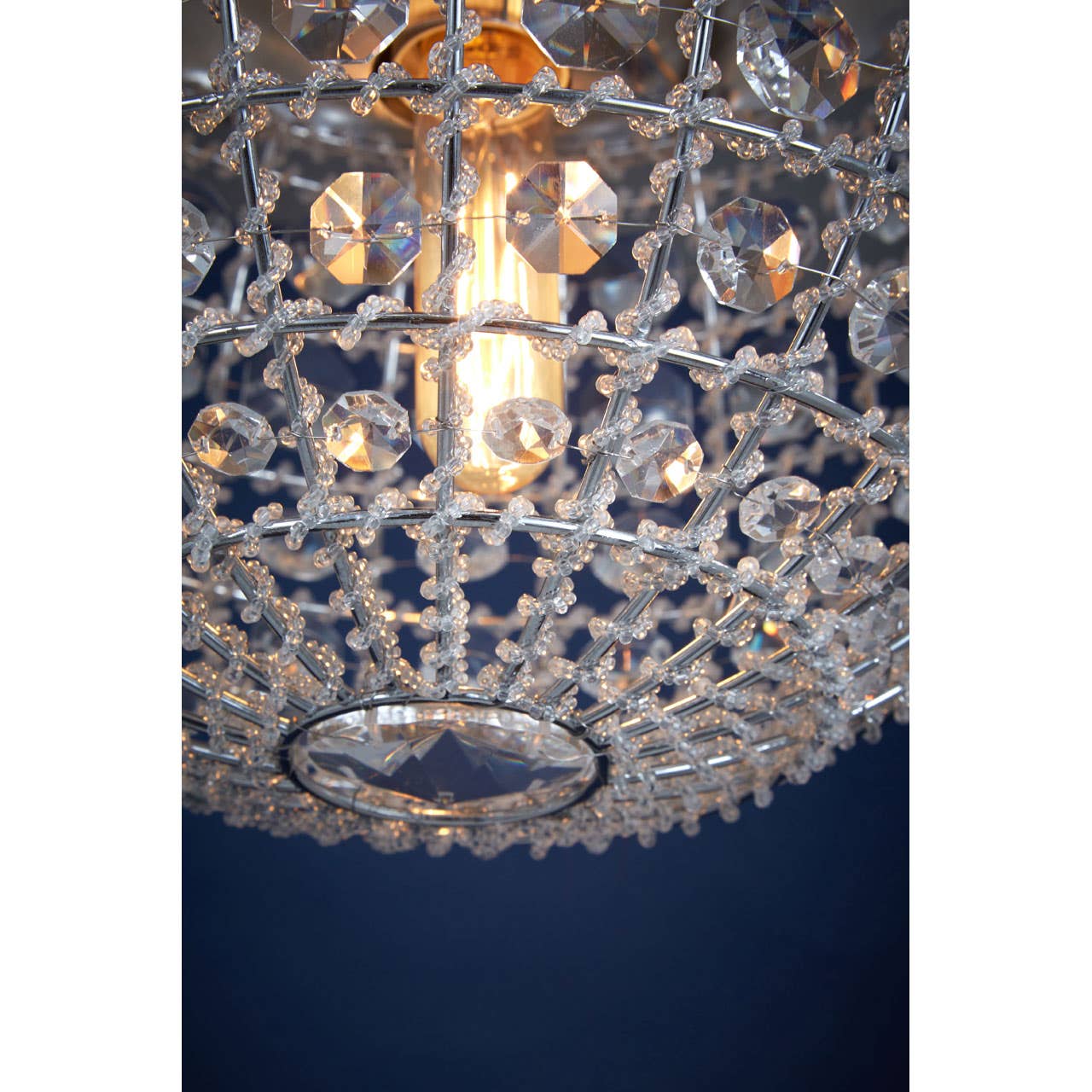 Crystal Orb Pendant Light