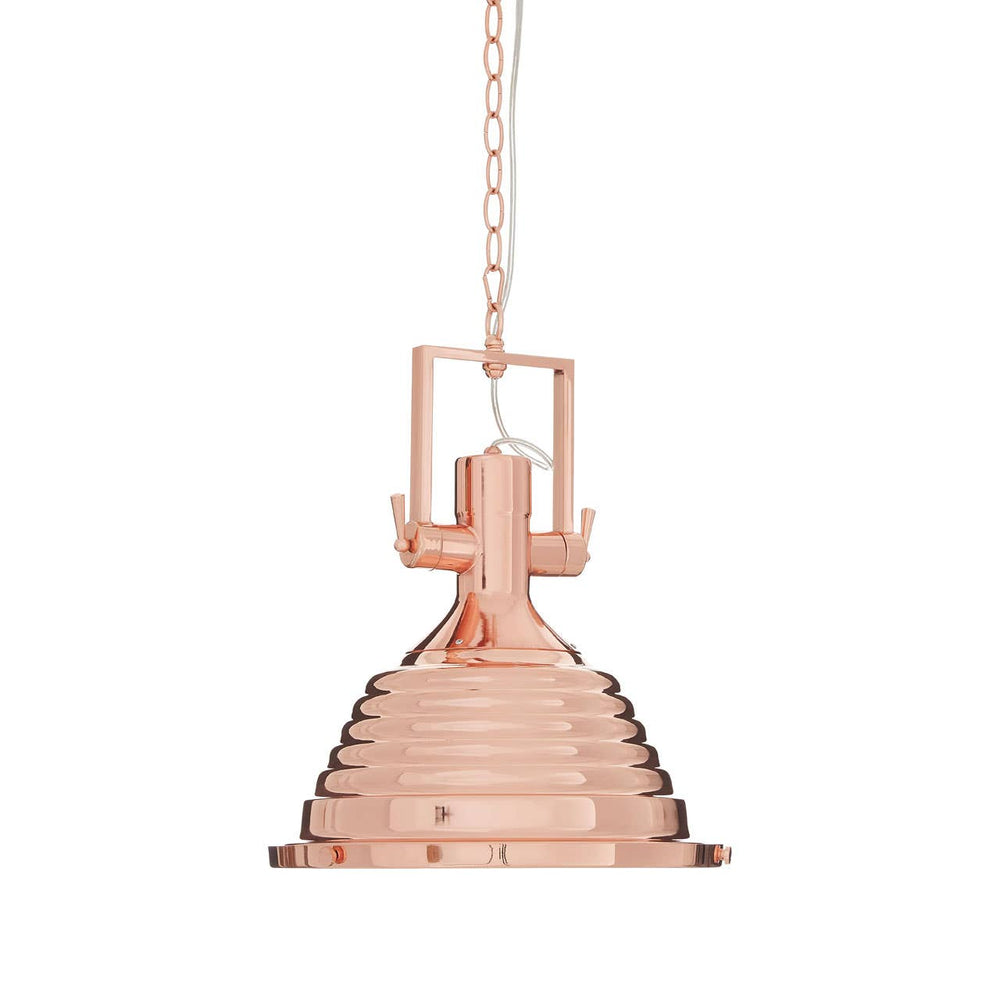 Copper Flare Pendant Light