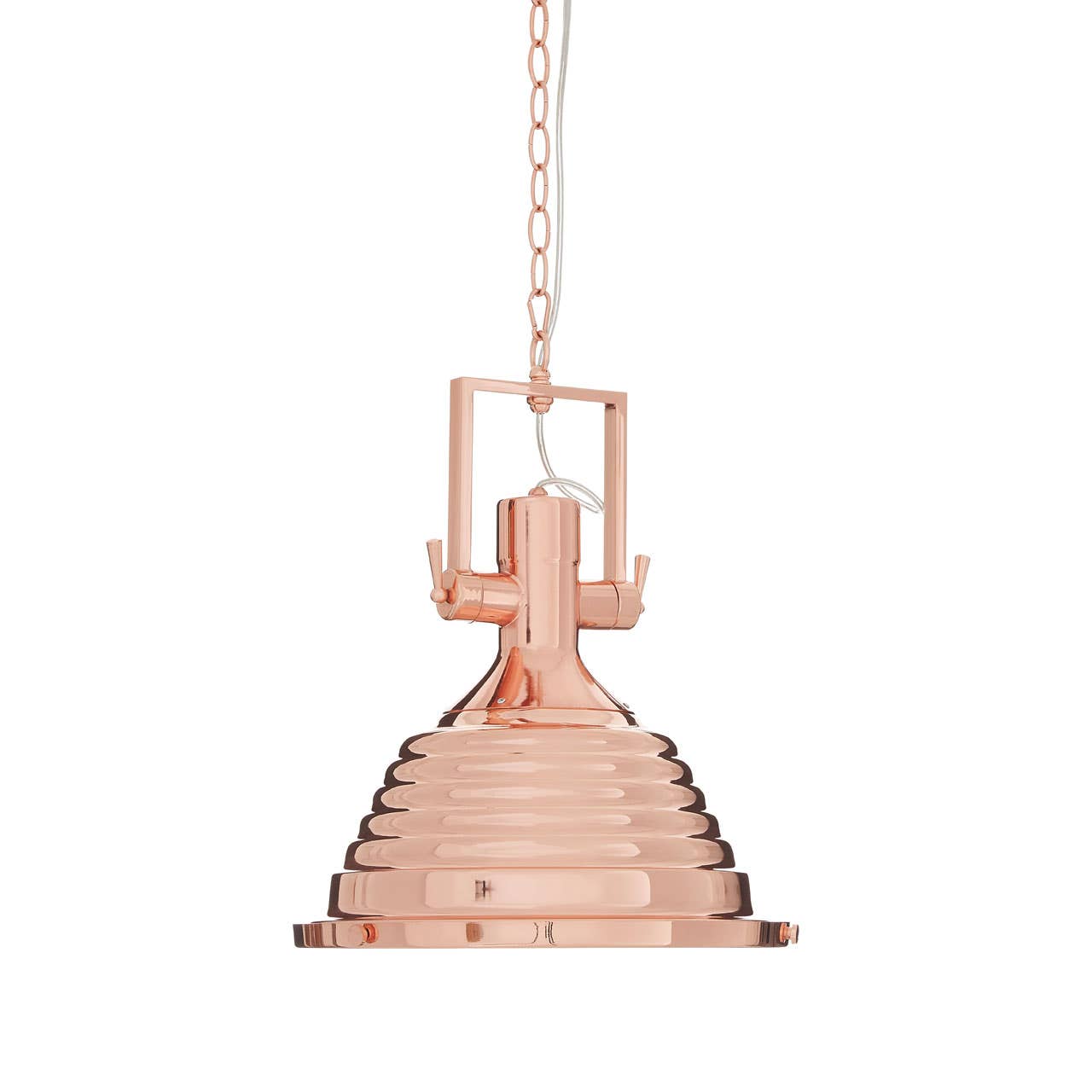Copper Flare Pendant Light