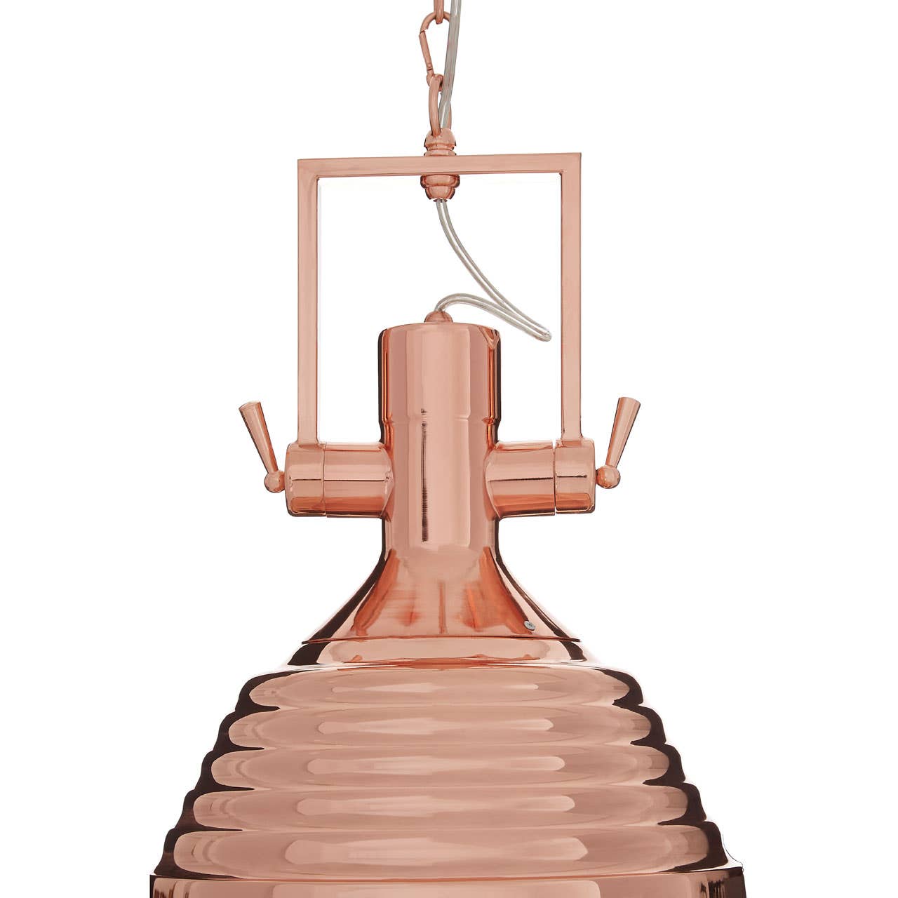 Copper Flare Pendant Light