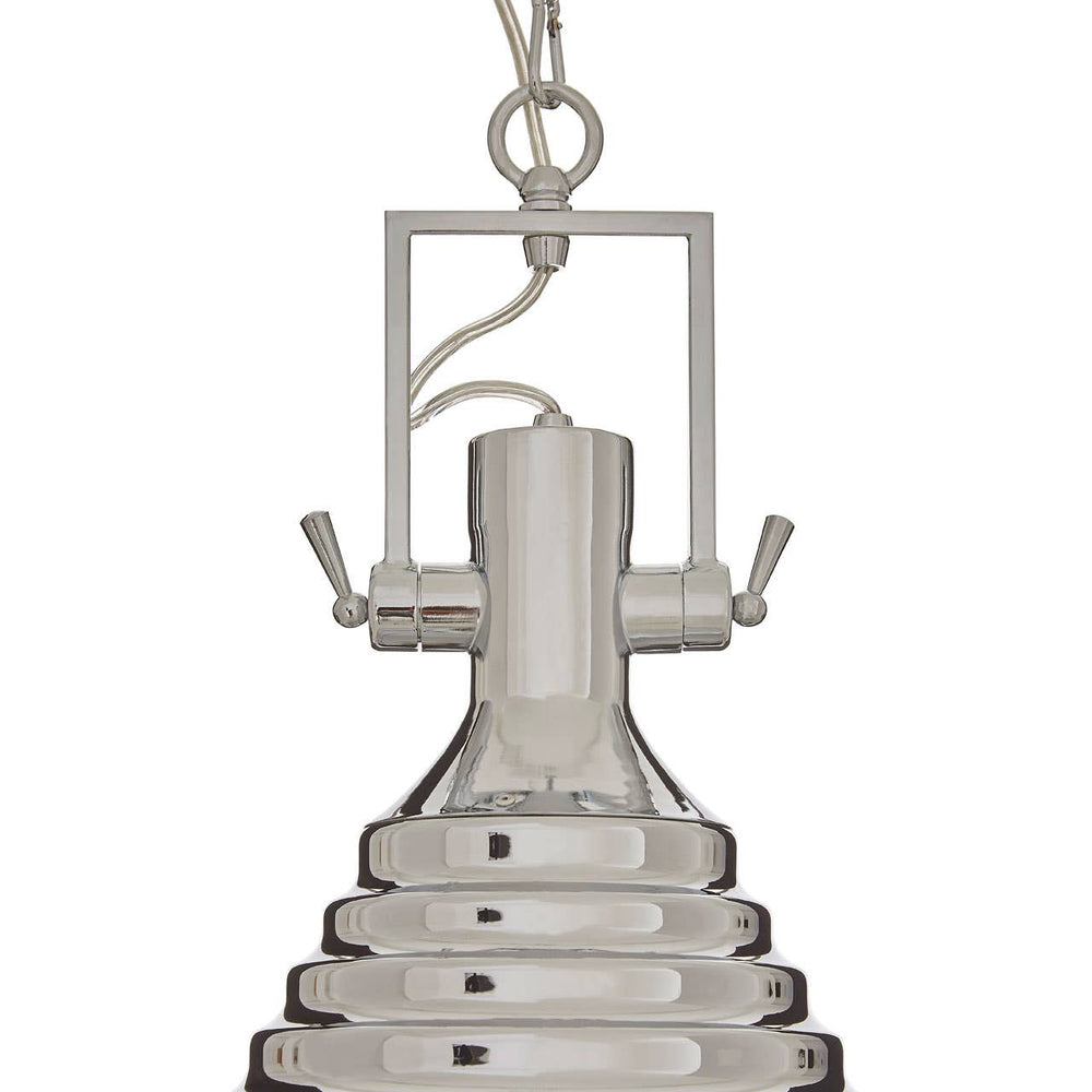 Chrome Flare Pendant Light