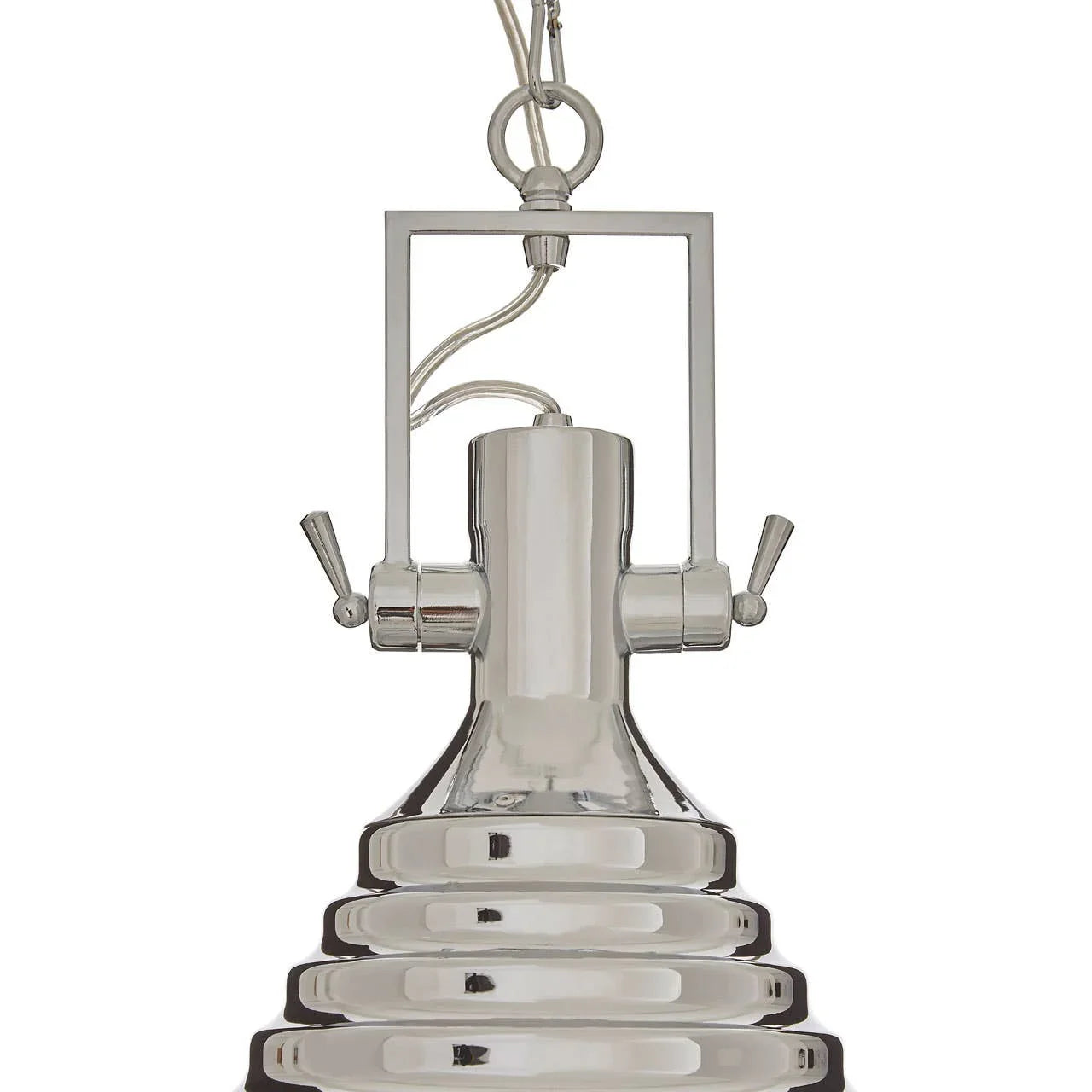 Chrome Flare Pendant Light