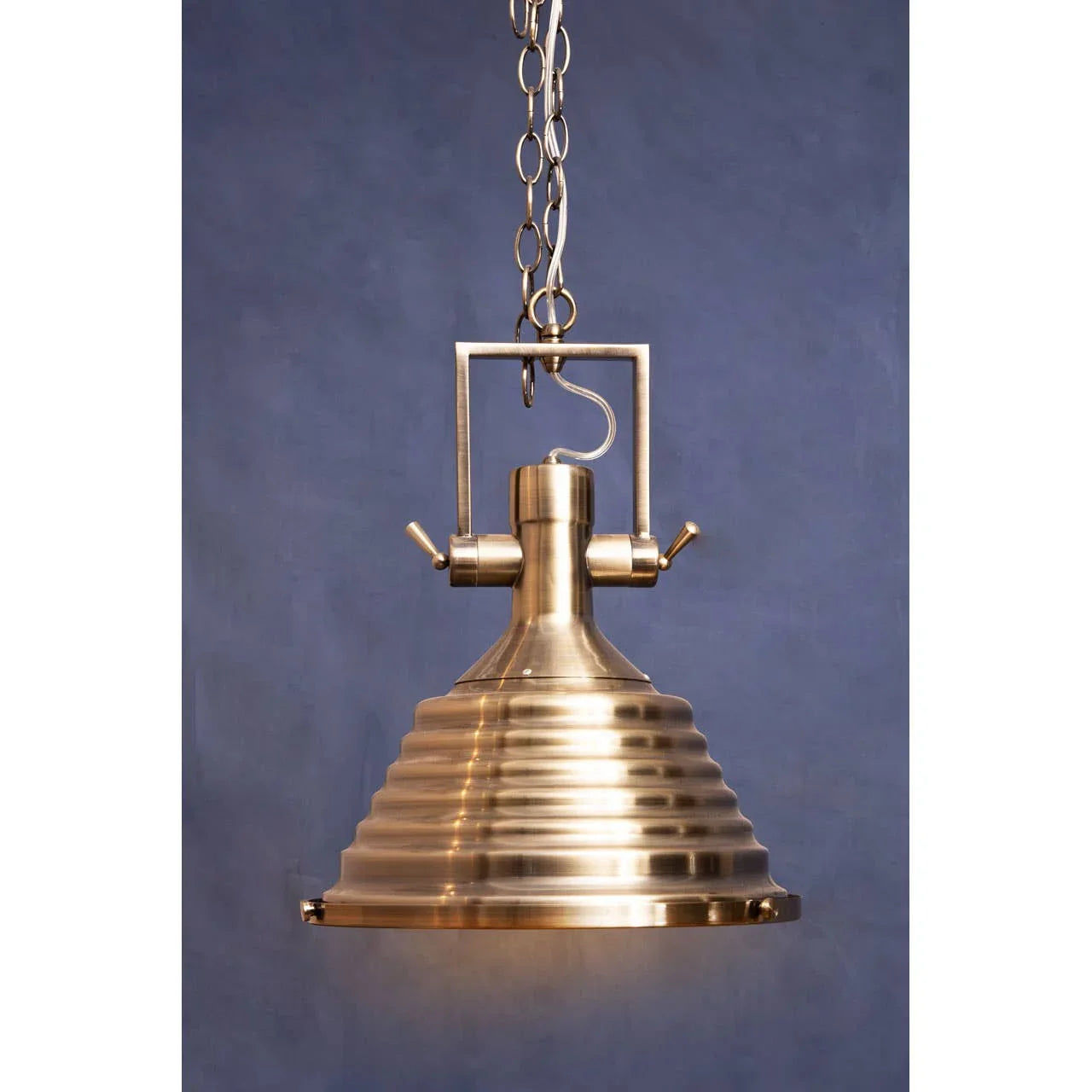 Chrome Layered Pendant Light