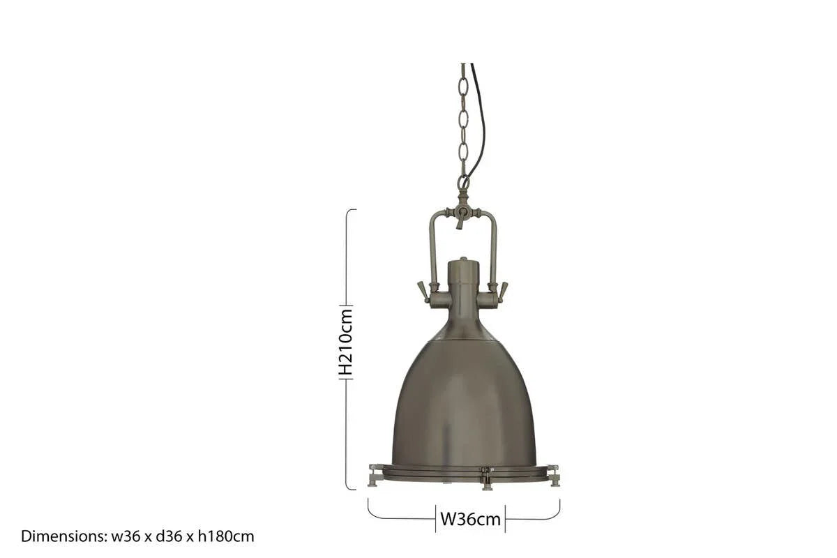 Modern Iron Dome Pendant Light