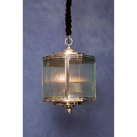 Glow Ribbed Pendant Light