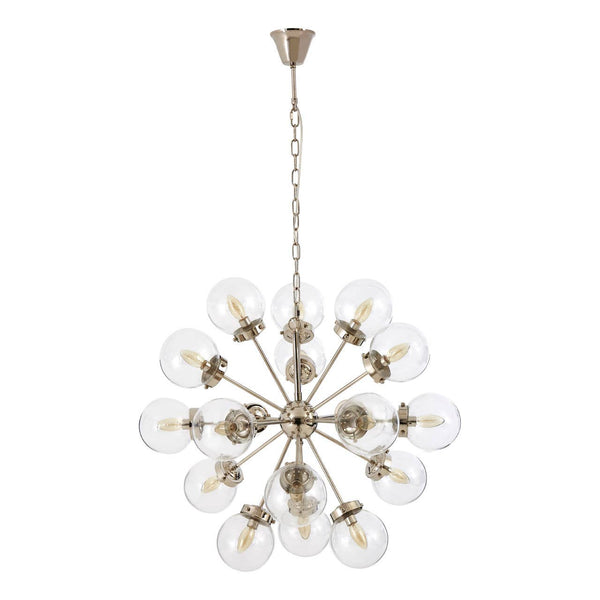 Sculptural Glass Globe Chandelier