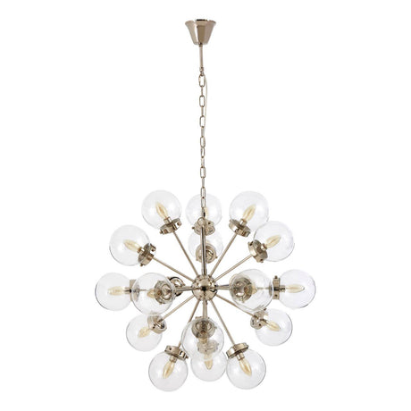 Sculptural Glass Globe Chandelier