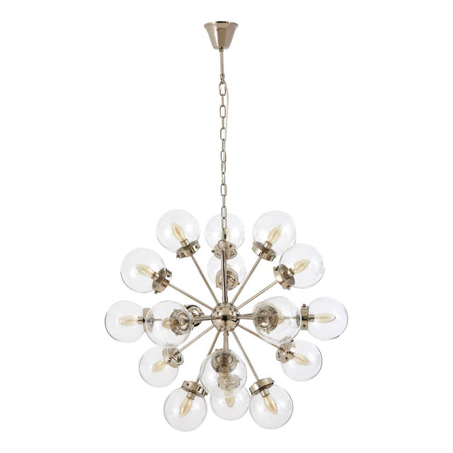 Sculptural Glass Globe Chandelier