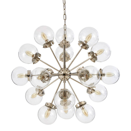 Sculptural Glass Globe Chandelier
