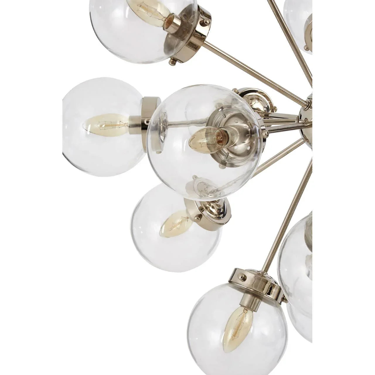 Sculptural Glass Globe Chandelier