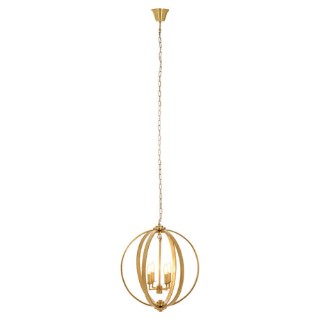 Orbital Brass Pendant Light