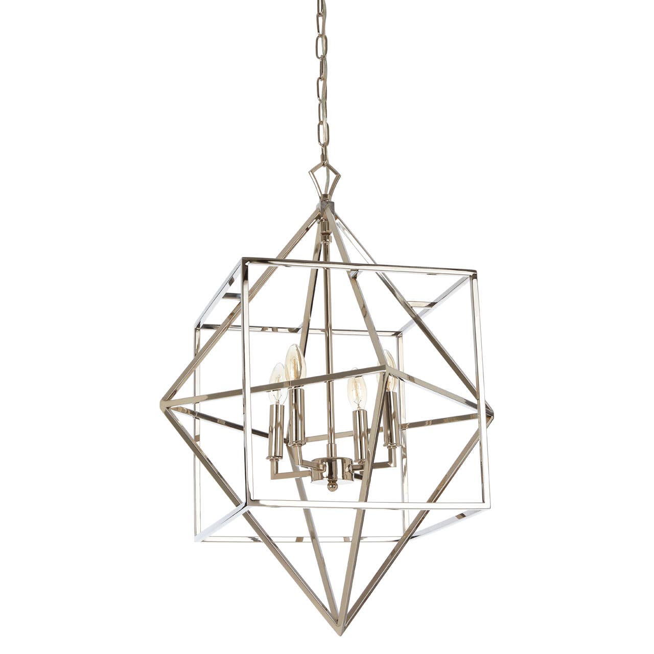 Modern Geometric Chandelier
