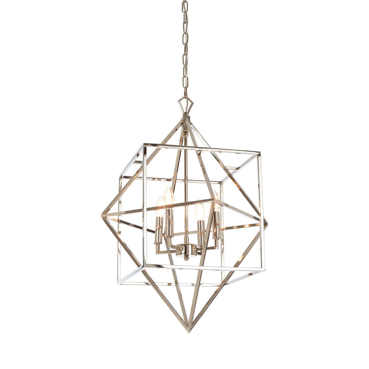 Modern Geometric Chandelier