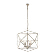 Geometric Steel Chandelier Fixture