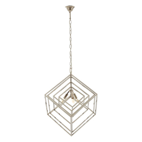 Luxe Geometric Steel Chandelier