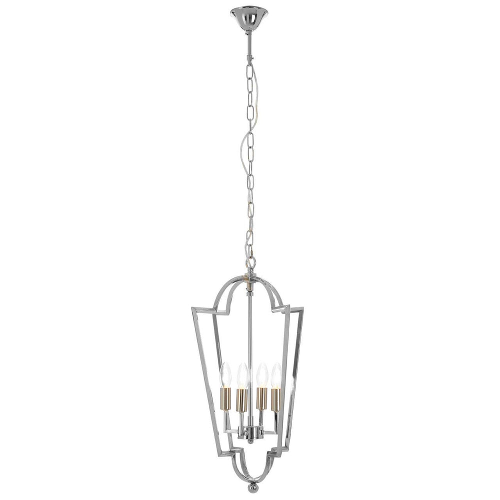 Luxe Steel Chandelier