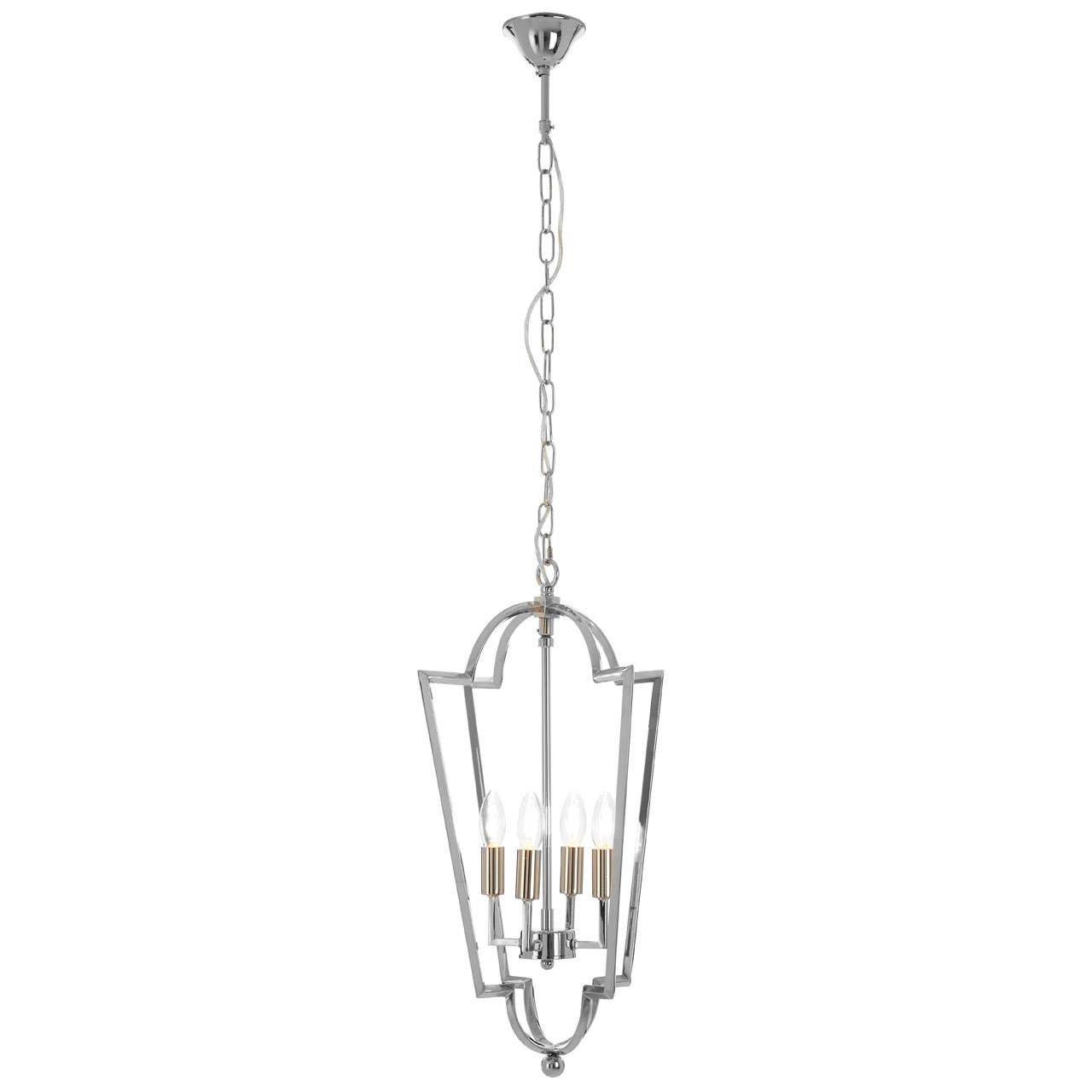 Luxe Steel Chandelier