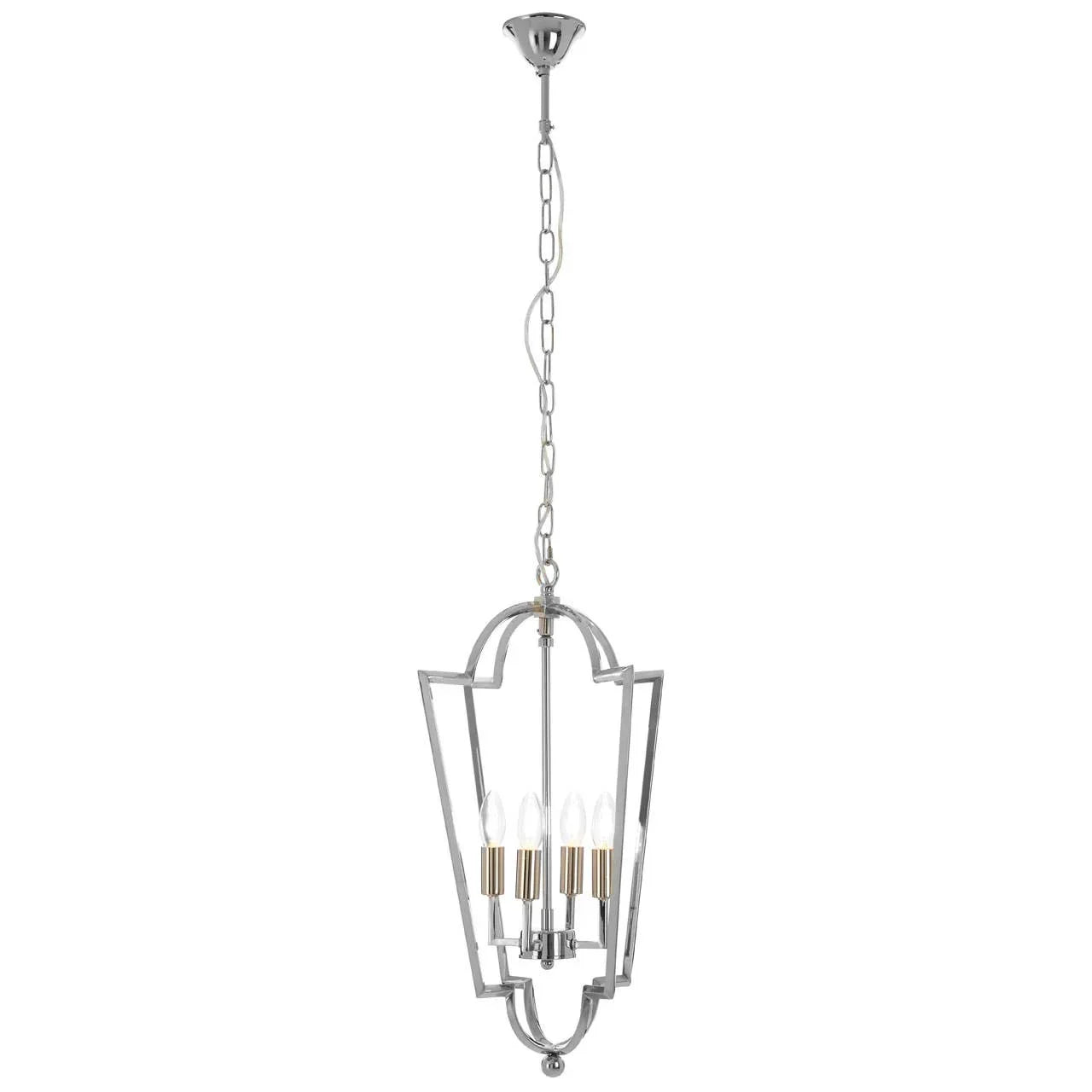 Luxe Steel Chandelier