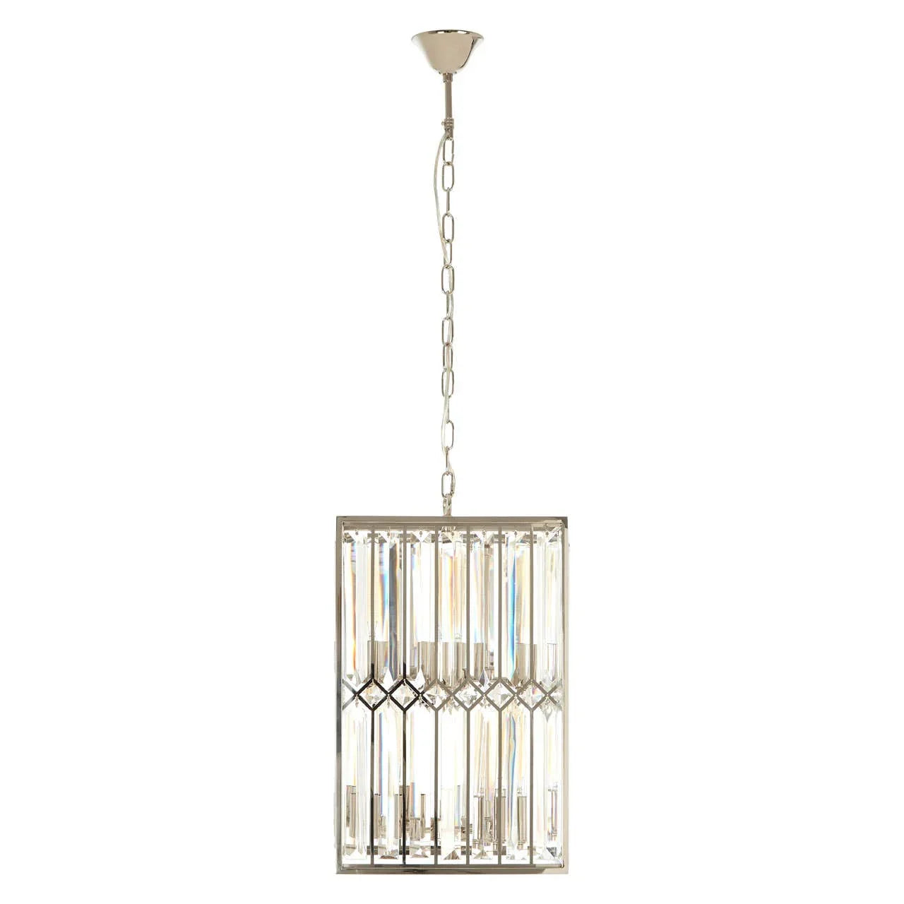 Geometric Crystal Chandelier