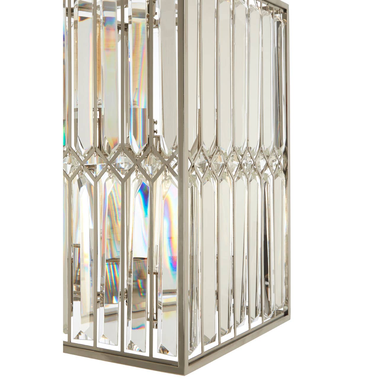 Geometric Crystal Chandelier