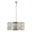 Crystal Cross Round Chandelier