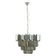 Elegant Tiered Glass Chandelier