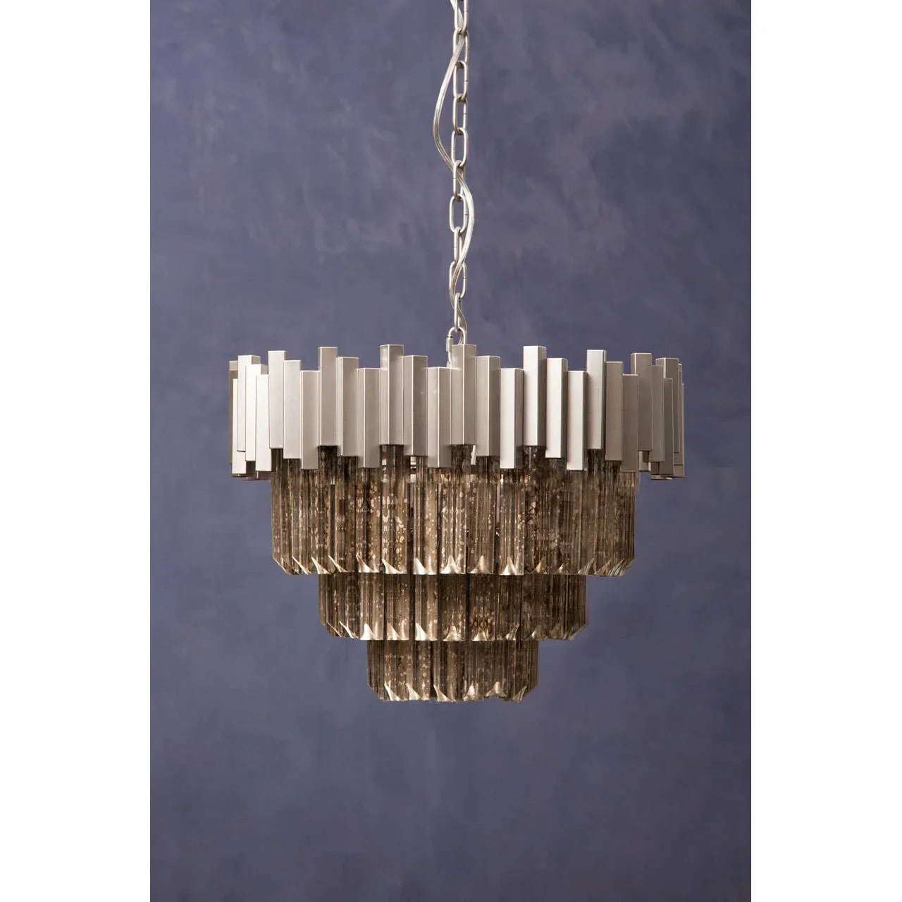 Elegant Tiered Glass Chandelier
