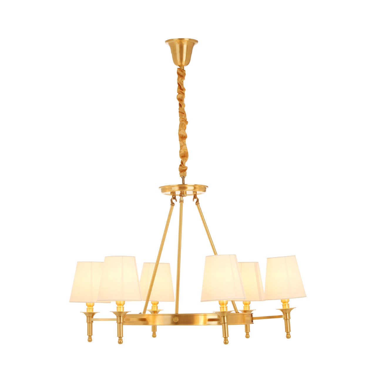 Luxe Brass Sconce Light