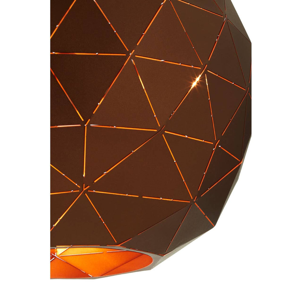 Geometric Steel Pendant Light