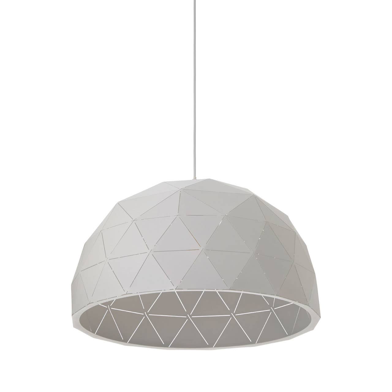 Modern Steel Triangle Pendant Light