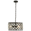 Crystal Drum Pendant Light