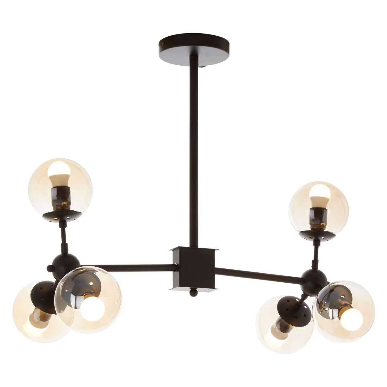 Industrial Glass Pendant Lamp