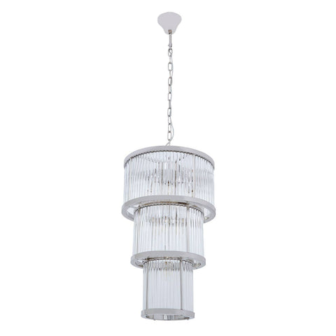 Luxe Glass Fluted Chandelier