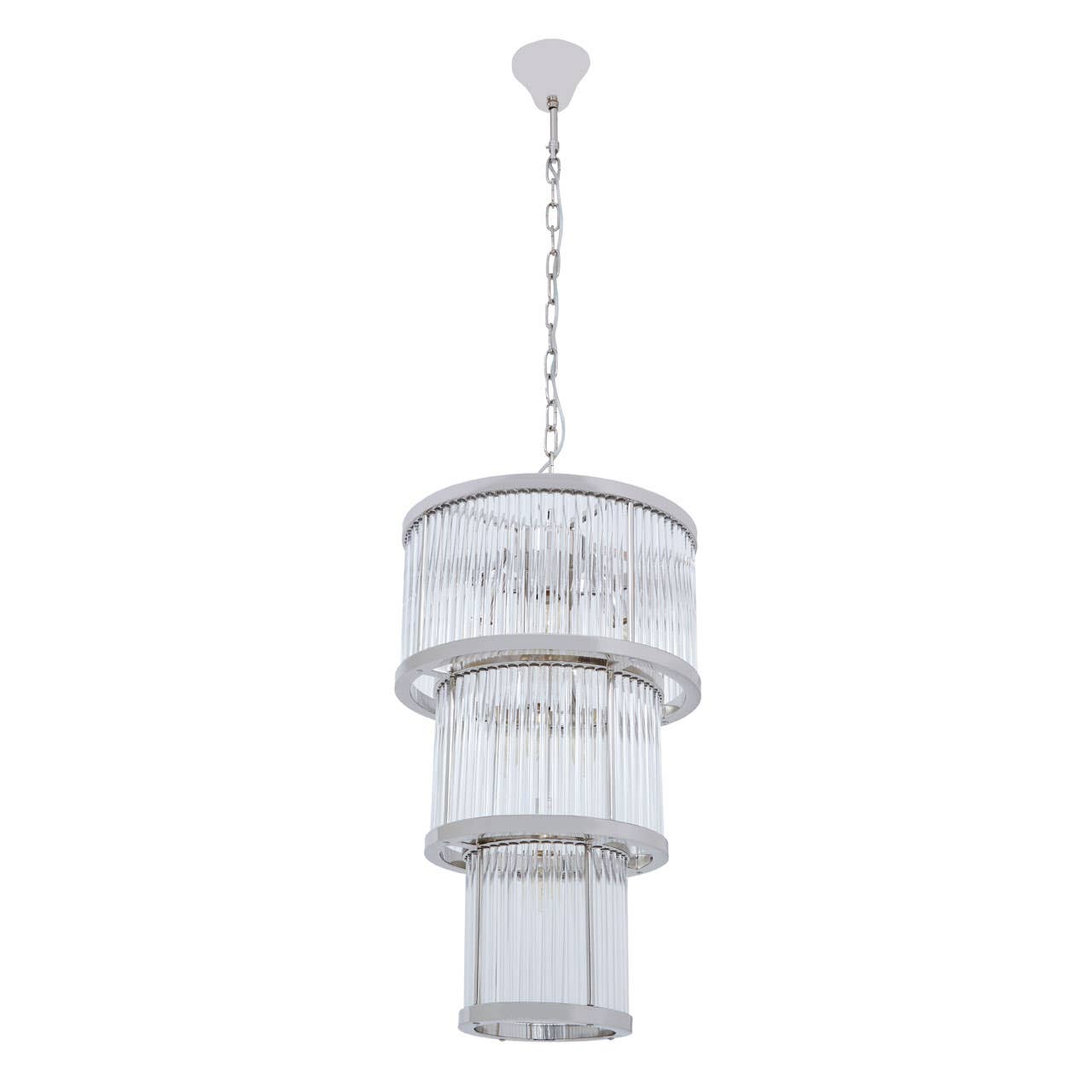 Luxe Glass Fluted Chandelier