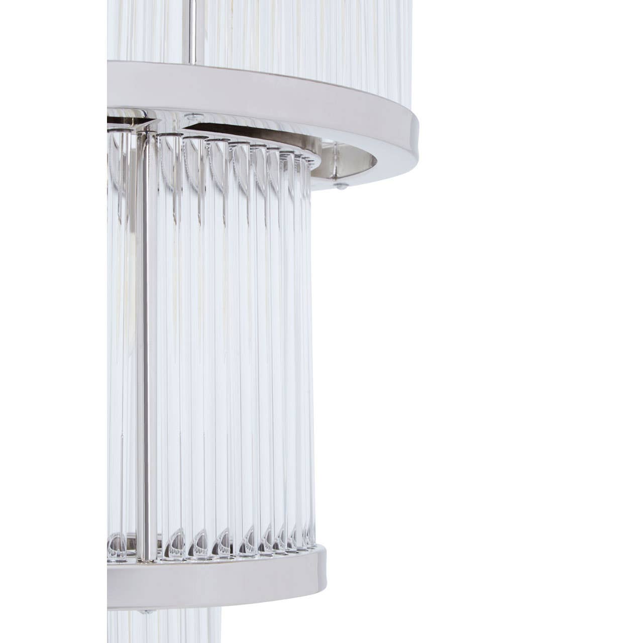 Luxe Glass Fluted Chandelier