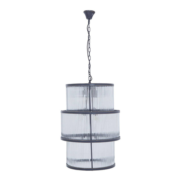 Luxe Glass Tiered Chandelier
