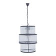 Luxe Glass Tiered Chandelier
