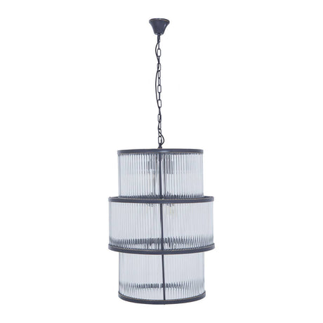 Luxe Glass Tiered Chandelier