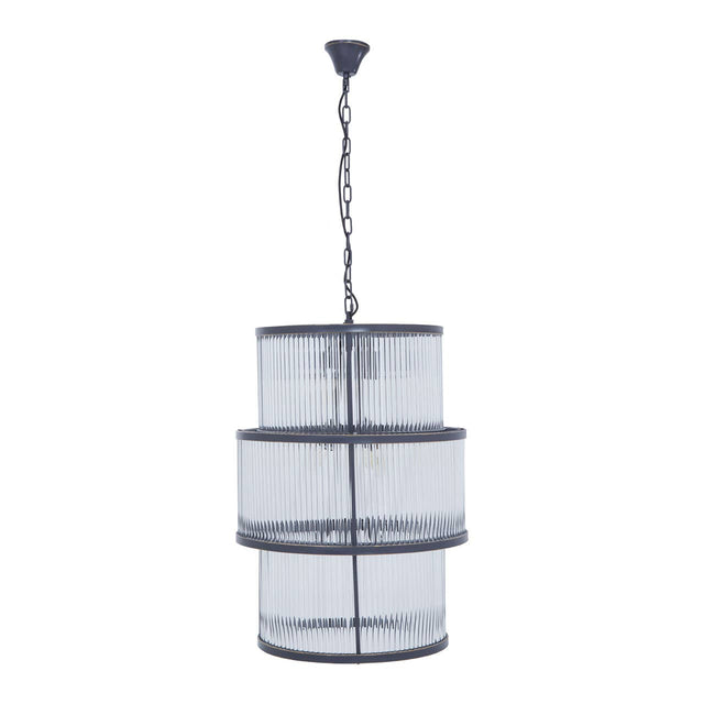 Luxe Glass Tiered Chandelier