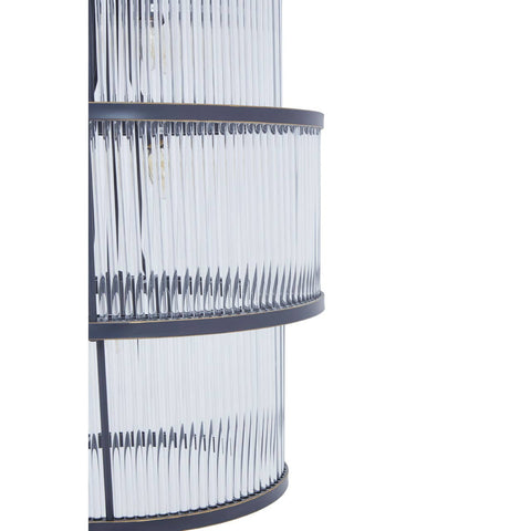 Luxe Glass Tiered Chandelier