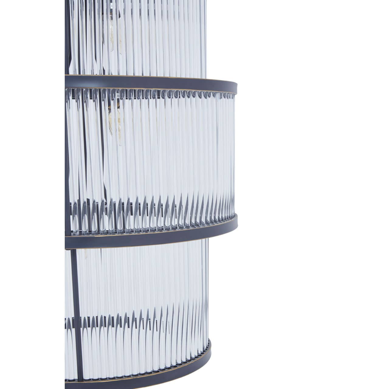 Luxe Glass Tiered Chandelier