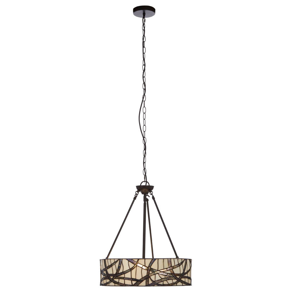 Art Glass Branch Pendant Light