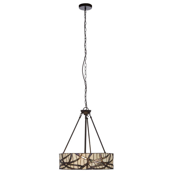 Art Glass Branch Pendant Light