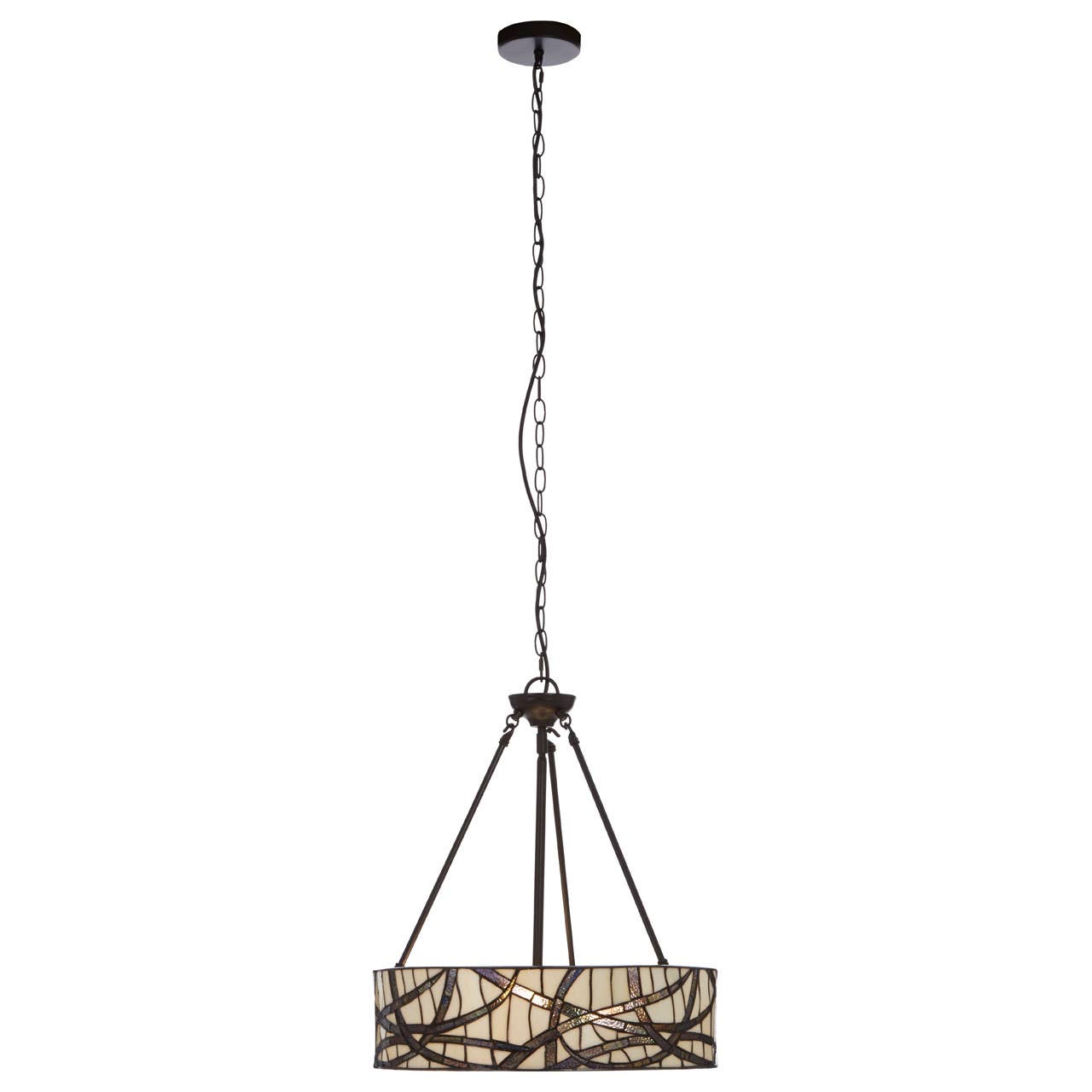 Art Glass Branch Pendant Light