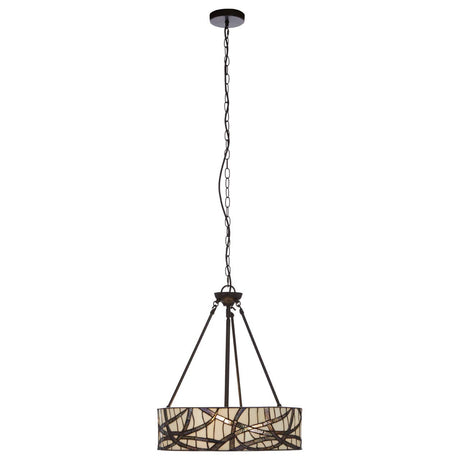 Art Glass Branch Pendant Light