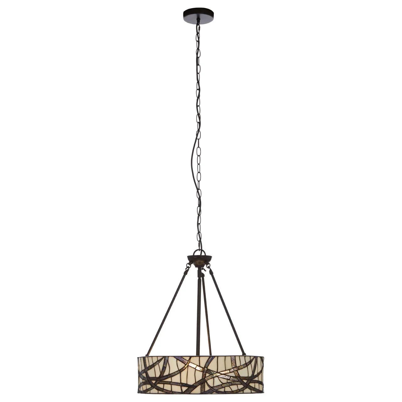 Art Glass Branch Pendant Light